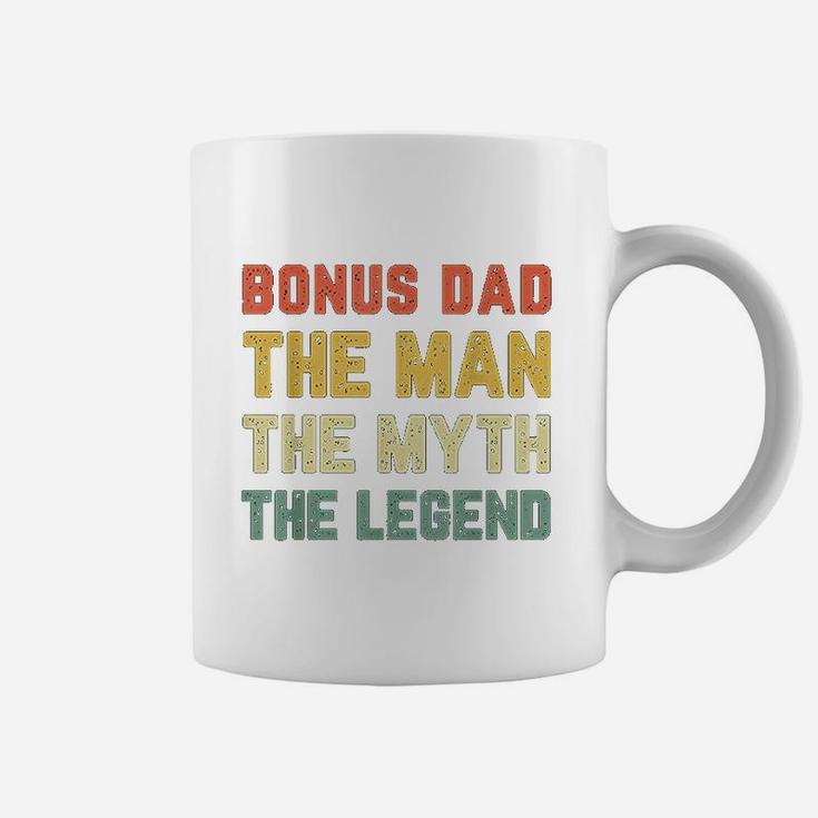 Bonus Dad The Man The Myth The Legend Vintage Gift Christmas Coffee Mug