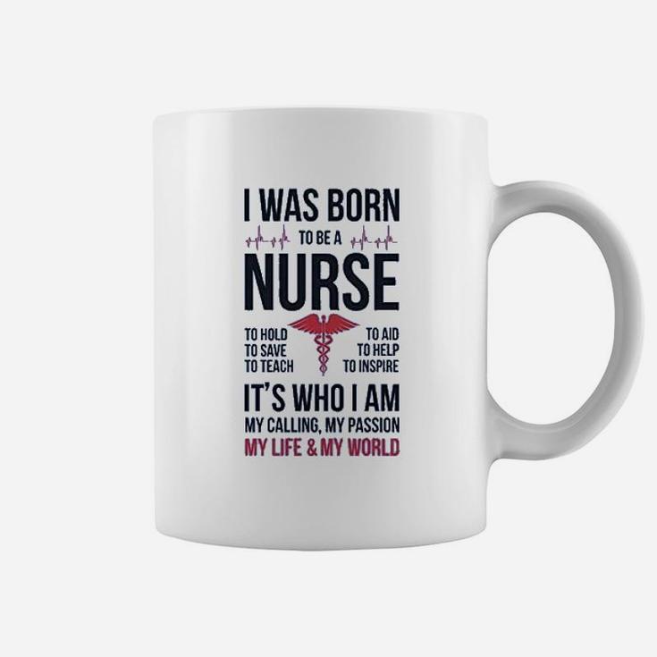 Born To Be A Nurse Gift, funny nursing gifts Coffee Mug