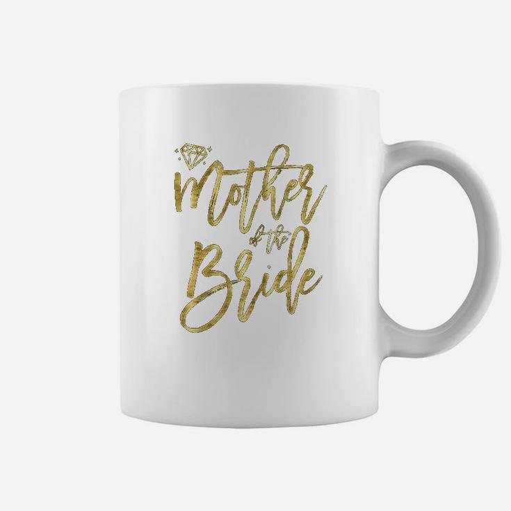 Bridal Party Dark Yellow Cute Mother Of The Bride Coffee Mug