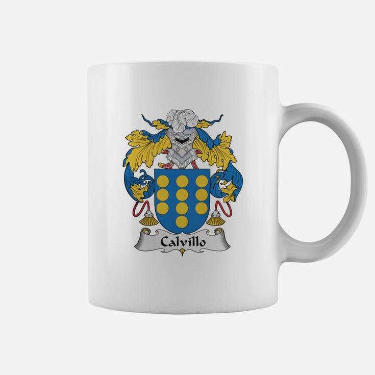 Calvillo Family Crest Spanish Family Crests Coffee Mug | Seseable UK