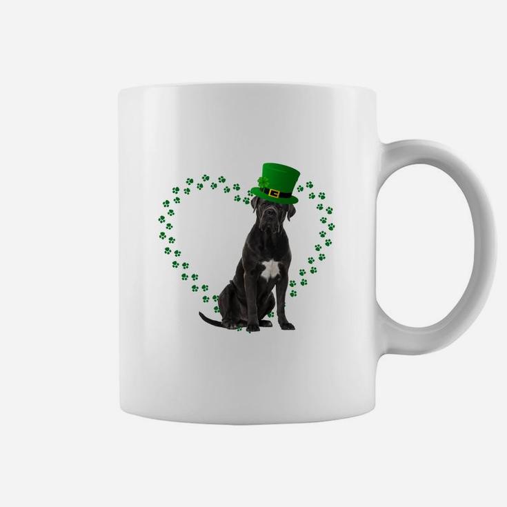 Cane Corso Heart Paw Leprechaun Hat Irish St Patricks Day Gift For Dog Lovers Coffee Mug