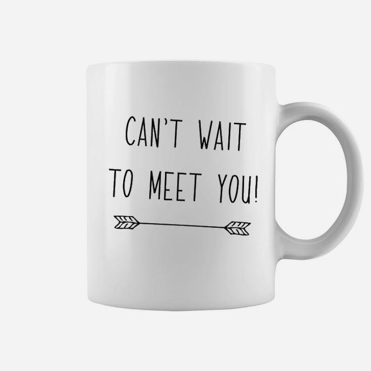 Cant Wait To Meet You Pregnancy Announcement To Grandparents Coffee Mug
