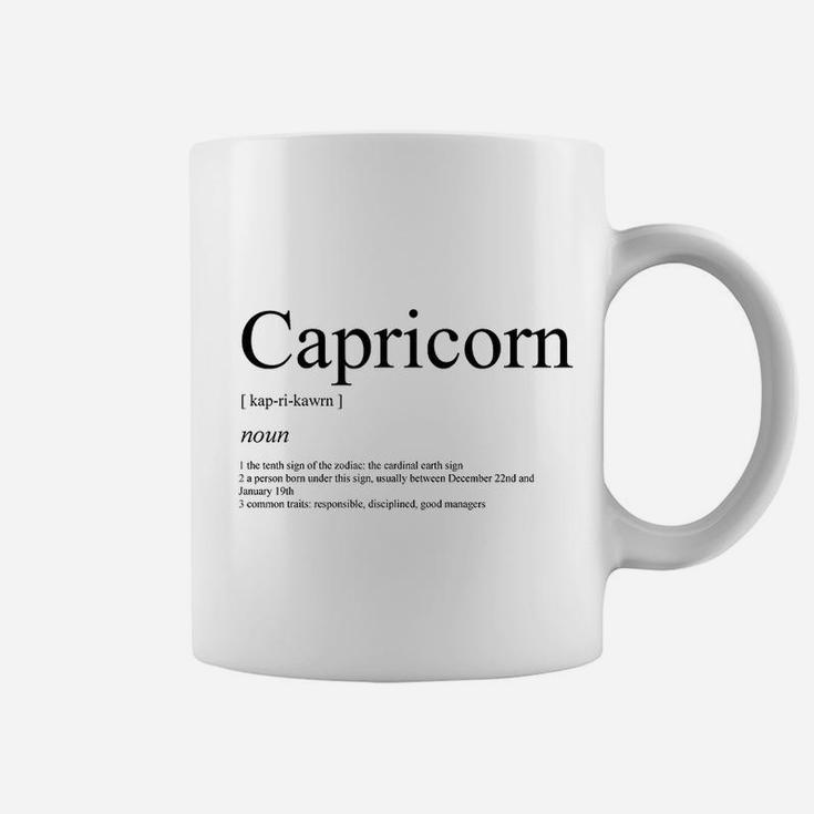 Capricorn Astrological Sign Definition Zodiac Coffee Mug