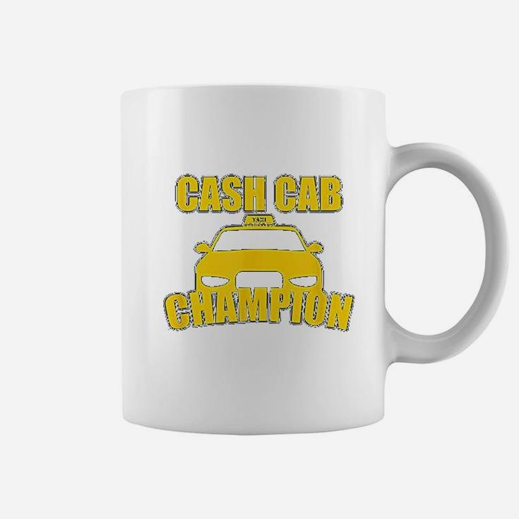Cash Cab Champion Taxi Cab Driver Transportation Vehicle Coffee Mug