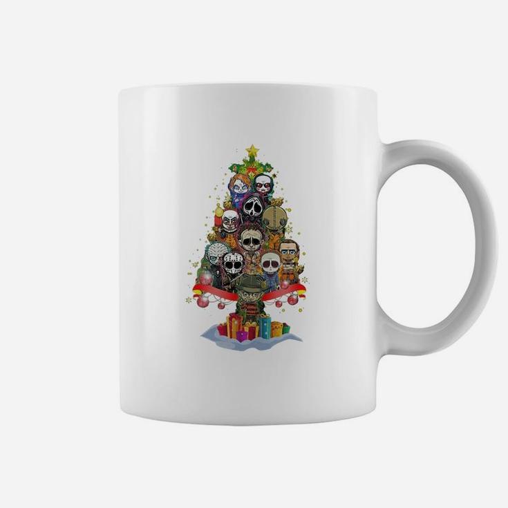 Christmas Tree Horror Character Merry Christmas Coffee Mug