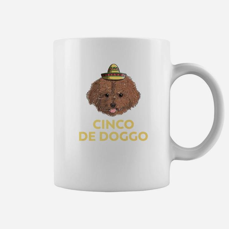 Cinco De Doggo Poodle Dog Cinco De Mayo Mexican Coffee Mug