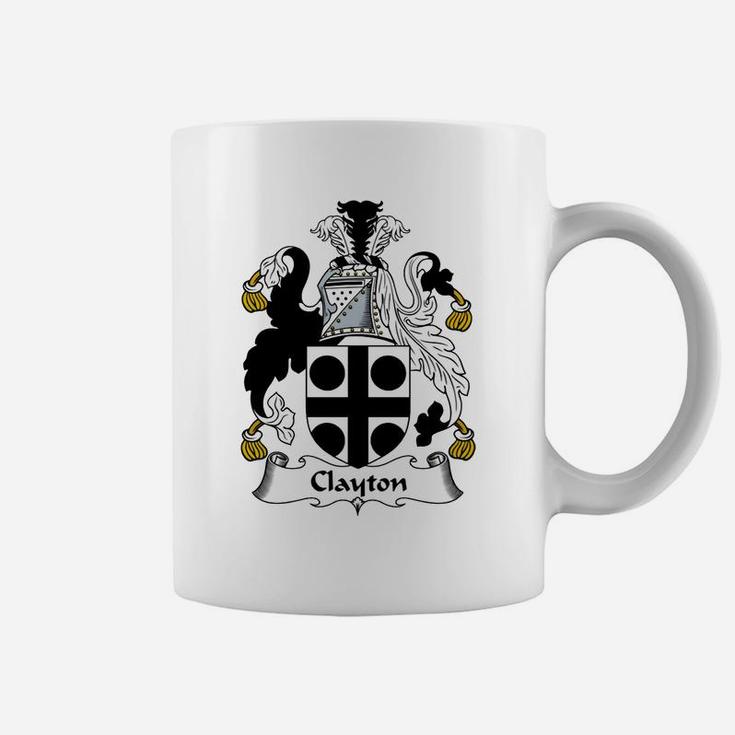 Clayton Family Crest / Coat Of Arms British Family Crests Coffee Mug