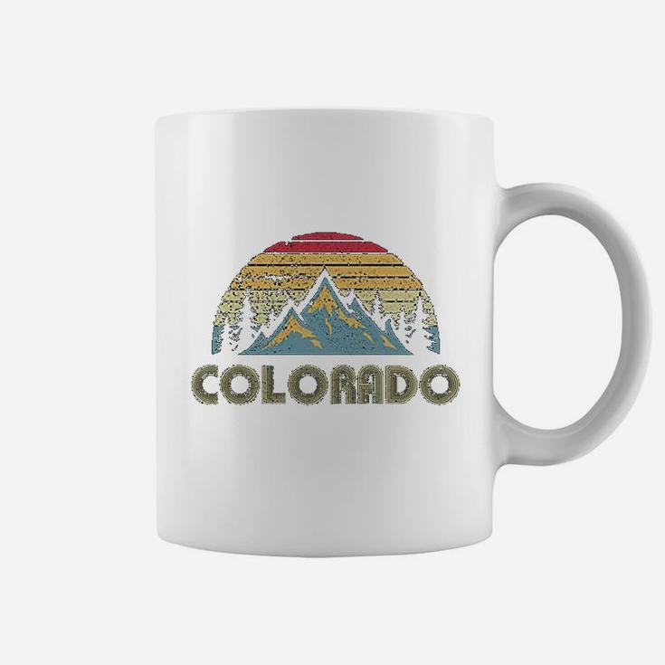 Colorado Retro Vintage Mountains Nature Hiking Coffee Mug