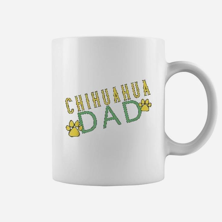Cool Chihuahua Dad Dog Paw Print Gift Coffee Mug