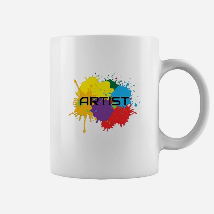 Cool Colorful Art Tshirt For Artists Coffee Mug