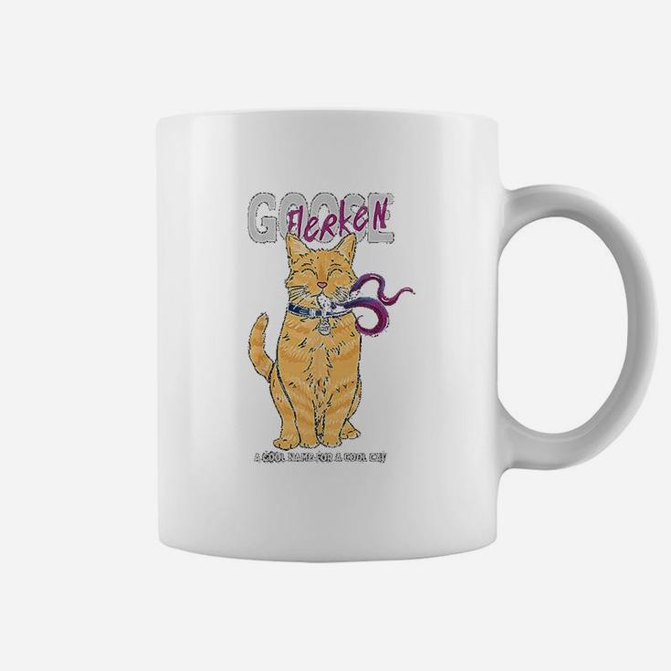 Cool Name For A Cat Cartoon Style Coffee Mug