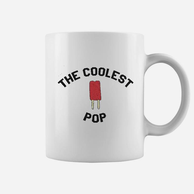 Coolest Pop Funny Best Dad Ever Cool Fathers Day Coffee Mug