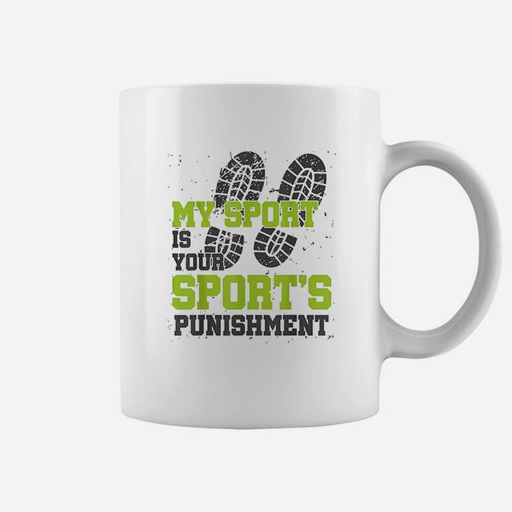 Cross Country Running Sport Your Punishment Funny Coach Coffee Mug