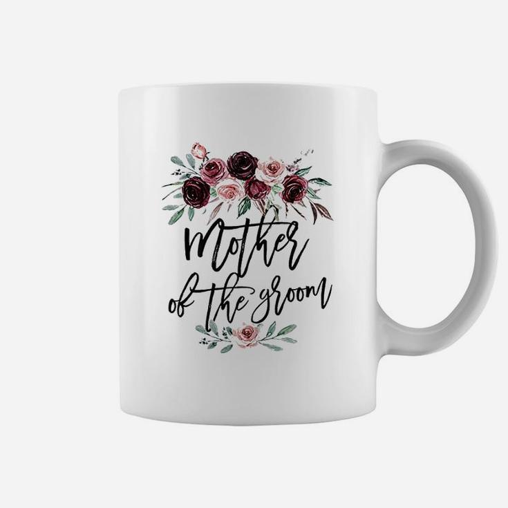 Cute Bridal Shower Wedding Flower Design Mother Of The Groom Coffee Mug
