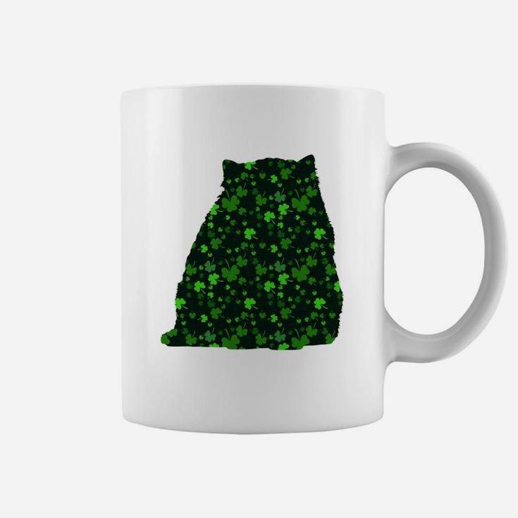 Cute Shamrock Persian Mom Dad Gift St Patricks Day Awesome Cat Lovers Gift Coffee Mug