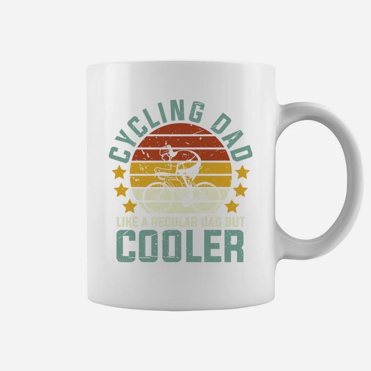 Cycling Dad Like A Regular Dad But Cooler Funny Vintage Gift Coffee Mug