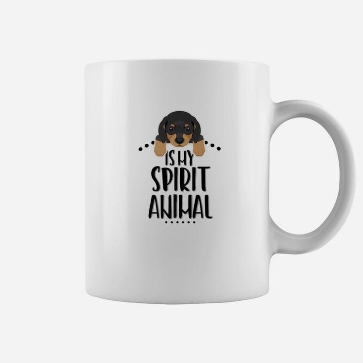 Dachshund Is My Spirit Animal Dog Lover, gifts for dog lovers Coffee Mug