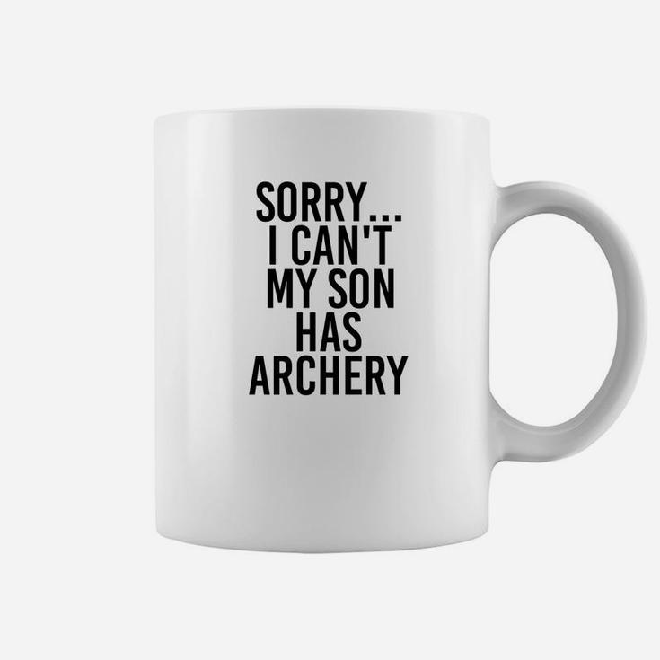 Dad Mom My Son Has Archery Mommy Great Gifts Coffee Mug