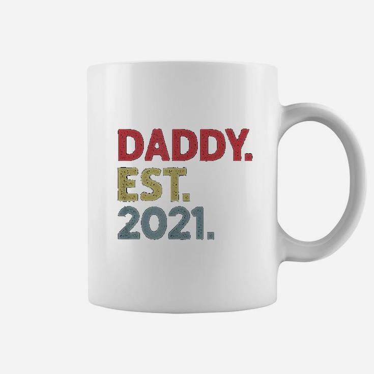 Daddy Est 2021 Established 2021 Gift For New Dad To Be Coffee Mug