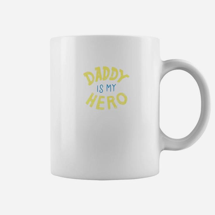 Daddy Is My Hero Awesome Fathers Day Premium Coffee Mug