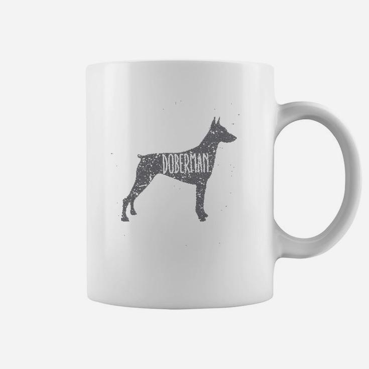 Doberman Dog Silhouettes Coffee Mug