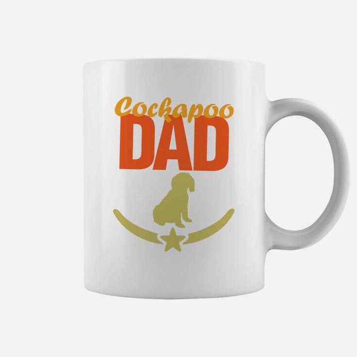 Dog Dad Shirt For Men Daddy Cockapoo Puppy Dog Lovers Gift Coffee Mug