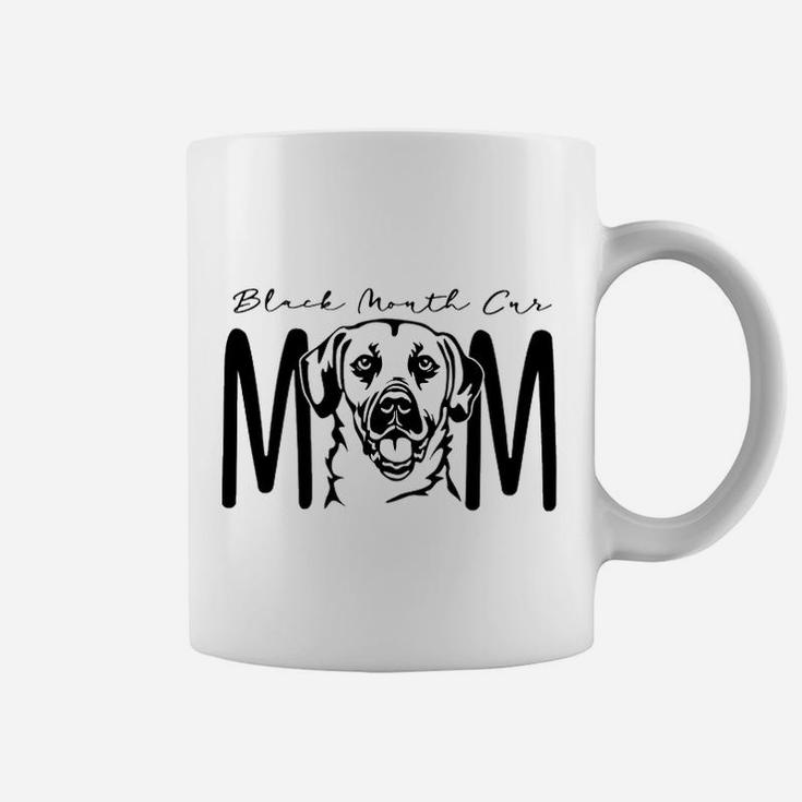 Dog Mom Black Mouth Cur Coffee Mug
