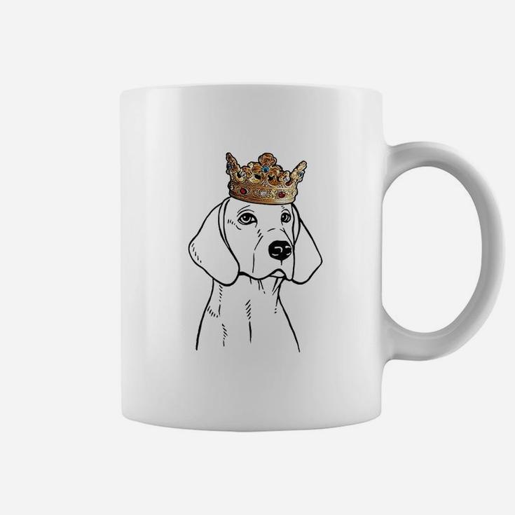 Dog Wearing Crowns Coffee Mug