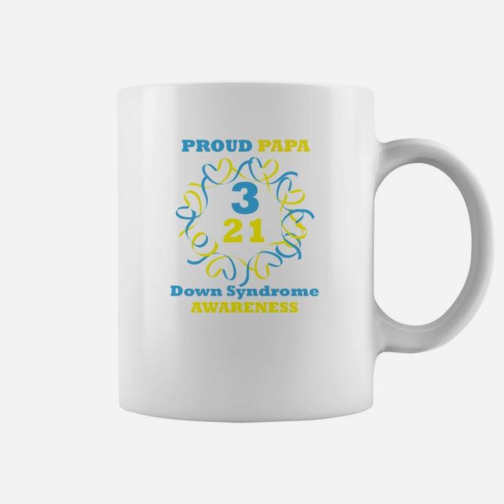 Down Syndrome Awareness Proud Papa Coffee Mug