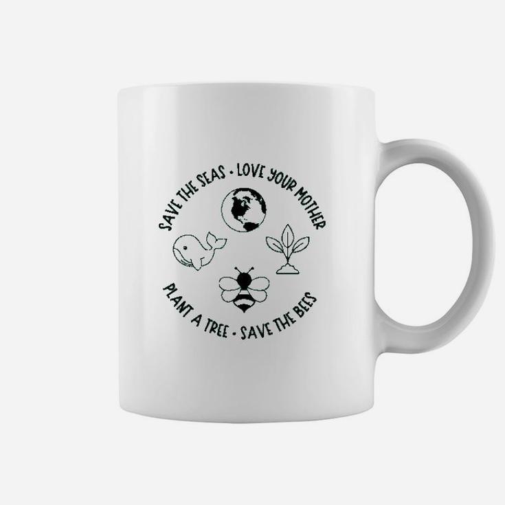 Earth Day Save The Seas Love Your Mother Plant A Tree Baby Coffee Mug