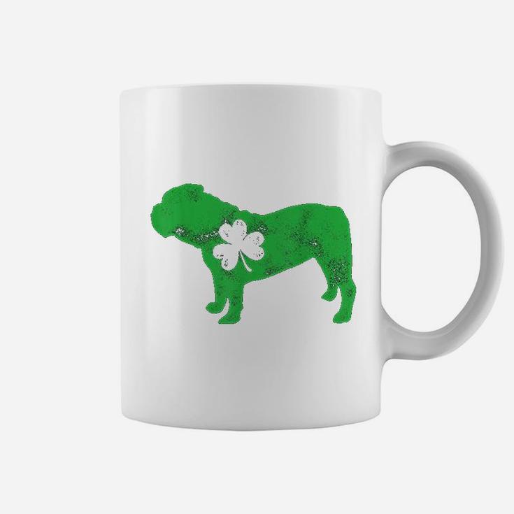 English Bulldog St Patricks Day Coffee Mug