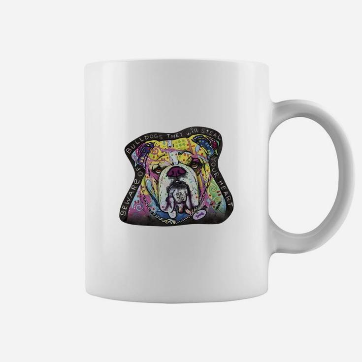 English Bulldogs Colorful Graphic Coffee Mug