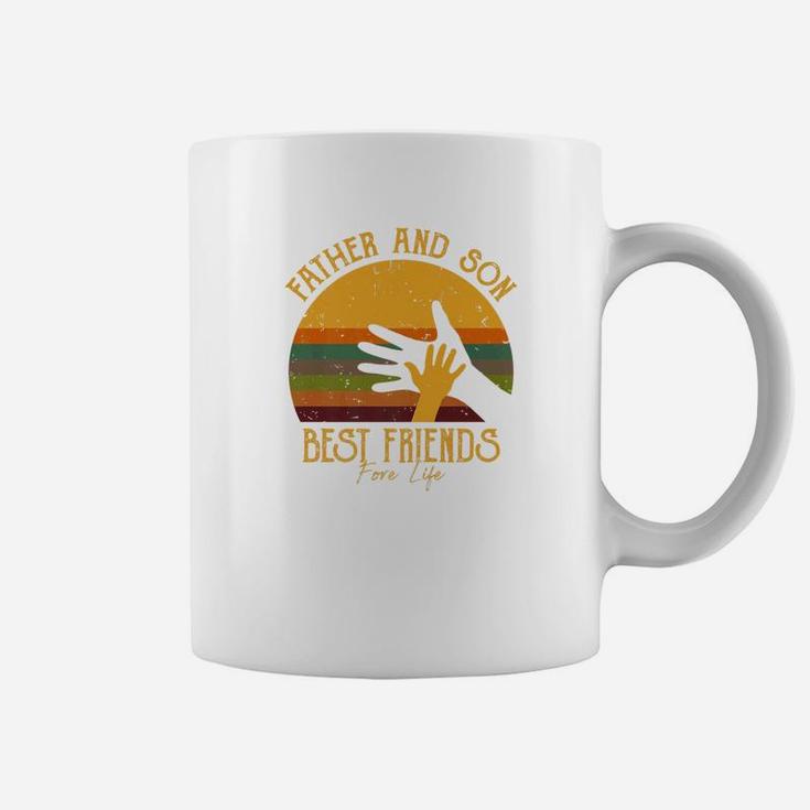 Father And Son Best Friends For Life Holding Hands Gift Premium Coffee Mug