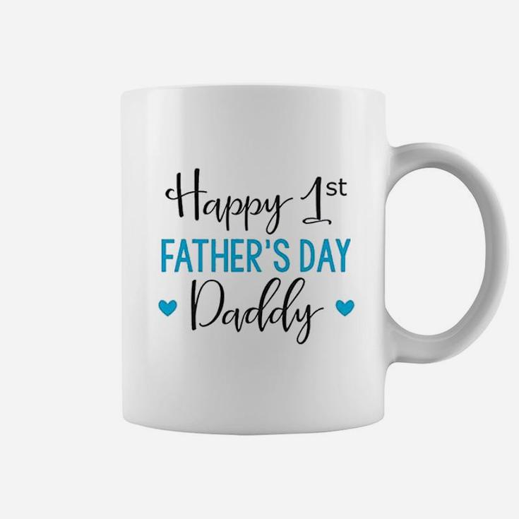 Fathers Day Baby Happy First Fathers Day Daddy Baby Coffee Mug