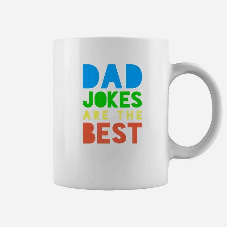 Fathers Day Gift Funny Dad Jokes Are The Best Premium Coffee Mug