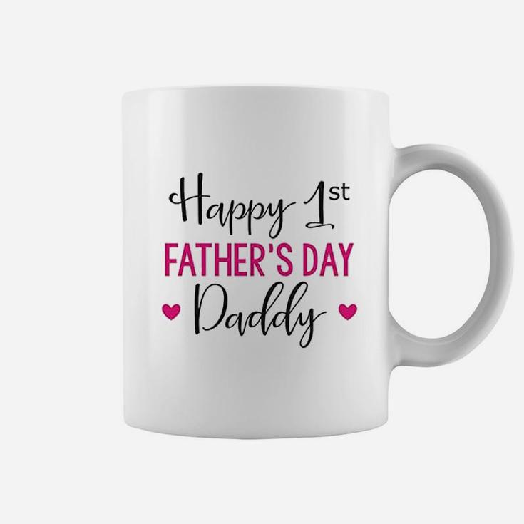 Fathers Day Happy First Fathers Day Daddy Coffee Mug