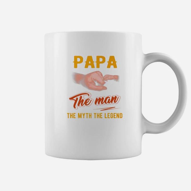 Fathers Day Shirt Papa Man The Myth The Legend Coffee Mug