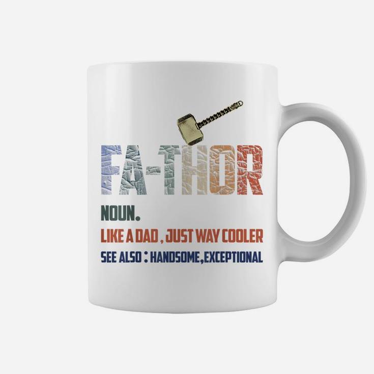 Fathor Viking Mjolnir Dad Father8217s Day Coffee Mug