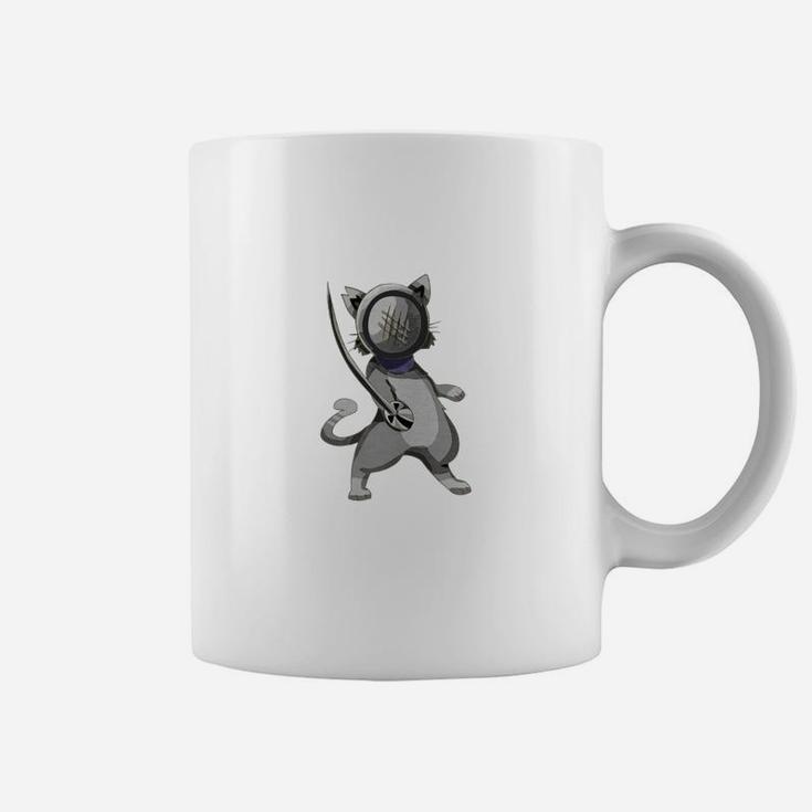 Fencing Cat Funny Fencing Coffee Mug