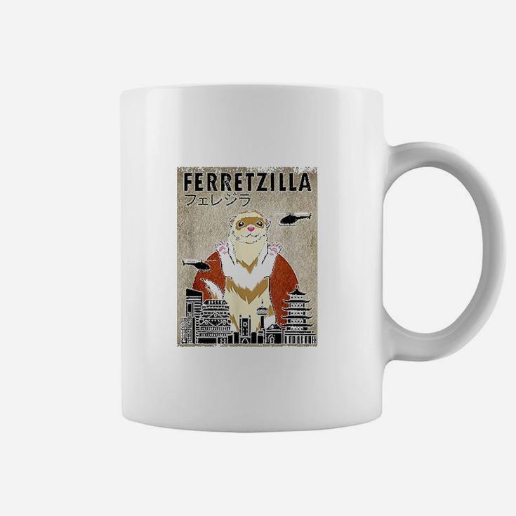 Ferretzilla Vintage Funny Ferret Coffee Mug