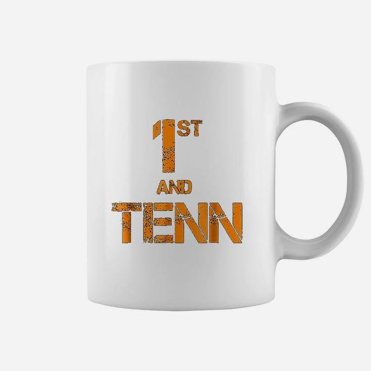 First And Ten Tennessee State Orange Football Fan Coffee Mug