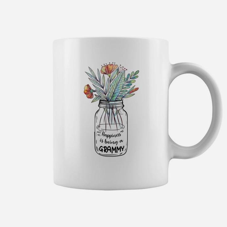 Flower Mothers Day Happiness Is Being A Grammy Coffee Mug