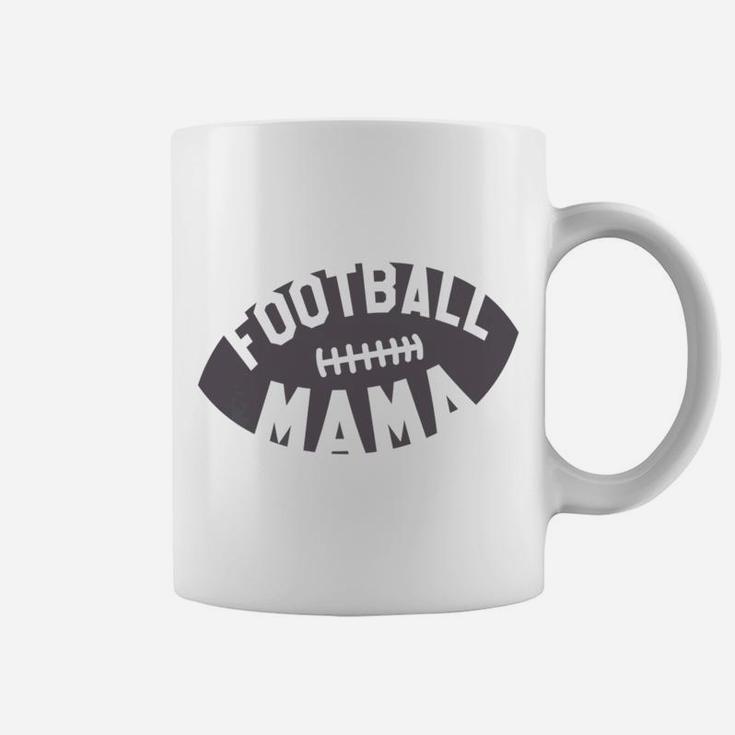 Football Mama Gray Helmet Retro Mom Gift Coffee Mug