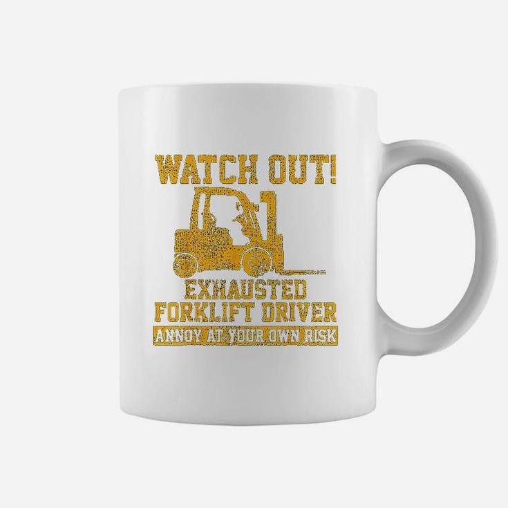 Forklift Driver Watch Out Gift Vintage Coffee Mug
