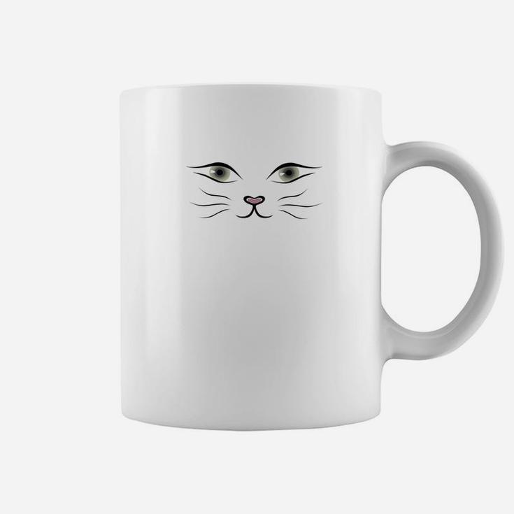 Funny And Cute Cat Face Cats Look For Cat Lovers Coffee Mug