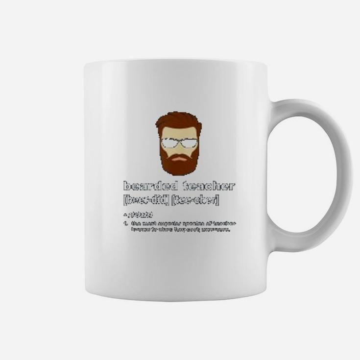 Funny Beard Teacher Teachers Day Coffee Mug