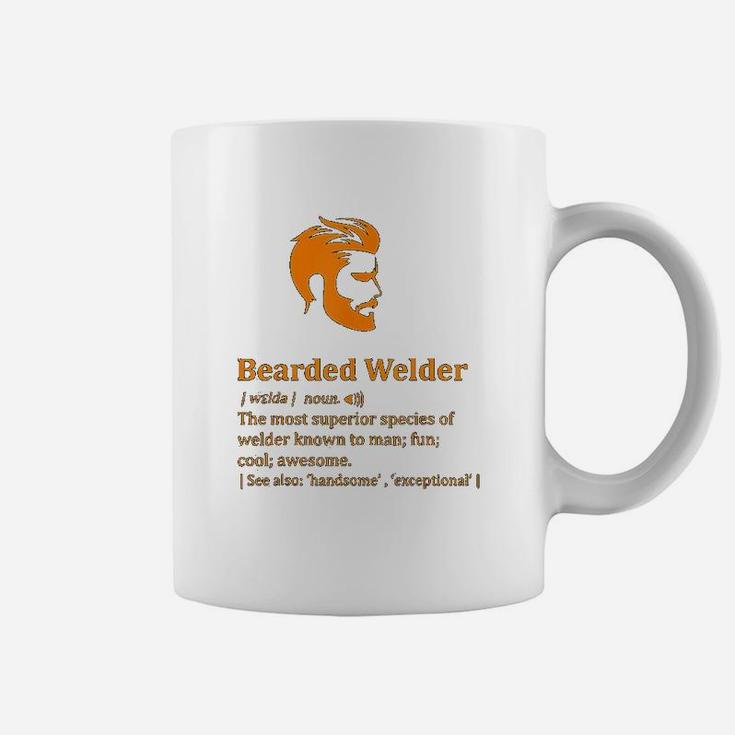 Funny Beard Welder Gifts For Bearded Man Husband Men Women Coffee Mug