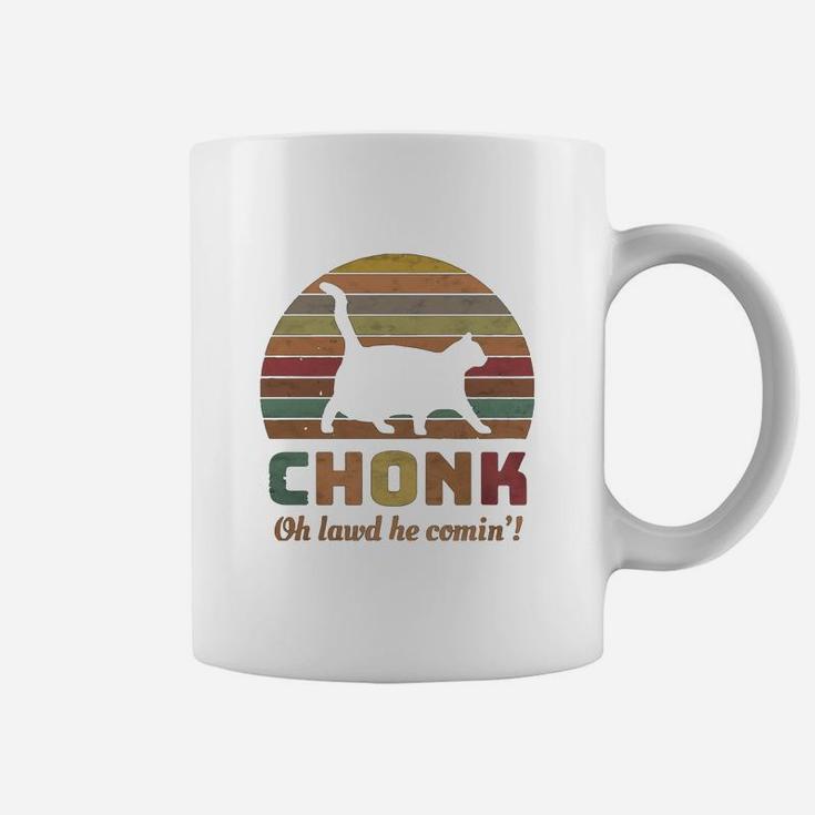 Funny Chonk Scale Cat Meme Memes Coffee Mug