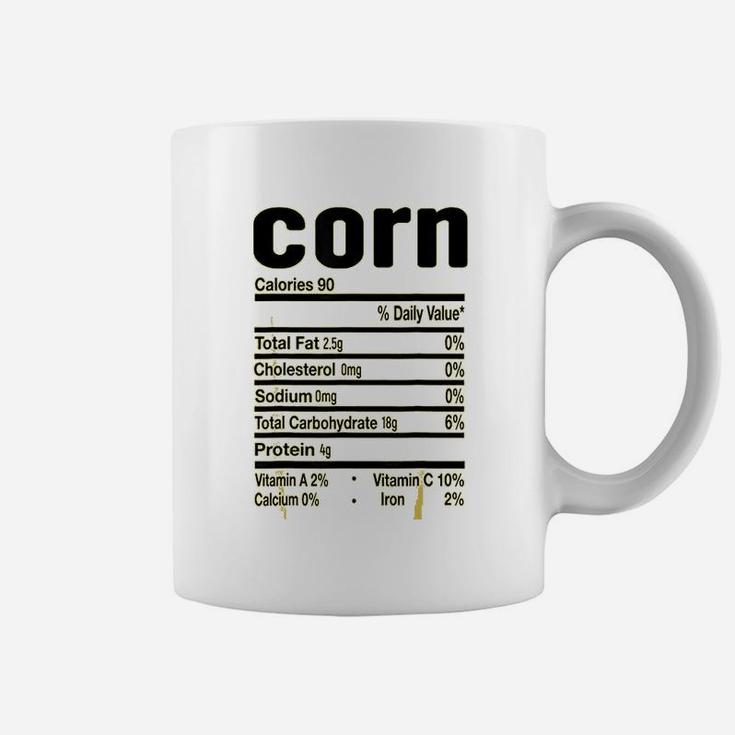 Funny Corn Nutrition Thanksgiving Costume Coffee Mug