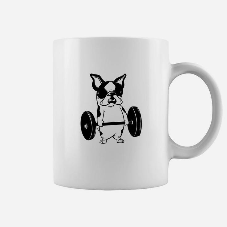 Funny French Bulldog Workout Gym Coffee Mug